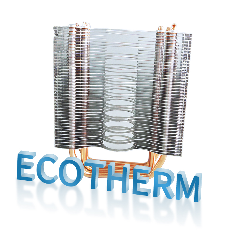 Soldering Power Electronics Round Zippered Fin Heat Sink from China